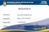 Biología II (II Bimestre)