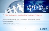 IEEE Volunteer Leadership Training - Sarang Shaikh