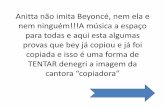 Anitta não imita Beyoncé, nem ela e nem niguém!!