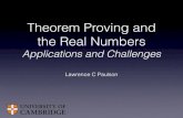 Theorem proving and the real numbers: overview and challenges