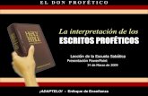 Leccion 11 La Interpretacion De Los Escritos Profeticos Twp