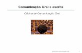 Comunicação oral na organizações