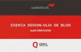 Alex Cristache - Esenta Design-ului de Blog (Webstock 2011)