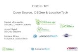 OSGIS - 101 : OpenSource, OSGeo & Location Tech