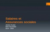 Salaires et assurances sociales : présentation