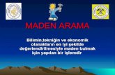 Maden Arama 01