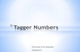 Tagger numbers