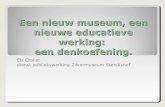 Een nieuw museum - een nieuwe educatieve werking: een denkoefening (Els Crollet, Zilvermuseum Antwerpen)