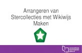 Stercollecties arrangeren in wikiwijs