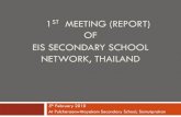 1st  meeting report of eis secondary school network
