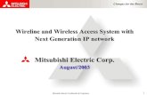Mitsubishi Electric dans les télécommunications Communication ...
