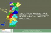 Arquivos Municipais: nótulas ao 4º inquérito nacional