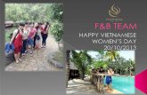 F&B Michelia team - Happy Vietnamese Women's Day