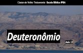 Deuteronômio - Classe de Velho Testamento | EBD