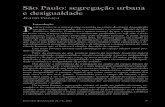 São Paulo: segregação urbana e desigualdade social ~ Flávio Villaça