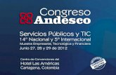 Agenda 14º congreso Andesco
