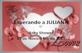 Baby shower Juliana