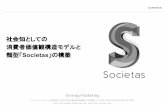 【人工知能学会2013 】社会知としての消費者価値観構造モデルと類型「Societas」の構築