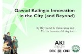 Rh gawad kalinga-innovation in the city and beyond