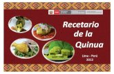 MINSA - Quinua: recetario 2012