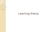 Learning theory