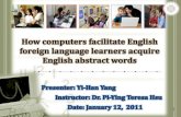 楊意涵 9922606 how computers facilitate english foreign language learners acquire