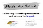 Sticky scientific presentations - Steve Lee UC Davis 2014