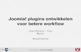 Expert Sessie: Joomla Usability: Plugins
