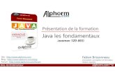 Alphorm.com Formation Java, les fondamentaux