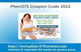 Phen375 código promocional 2012