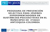 Programa de prevención selectiva para jóvenes experimentadores de sustancias psicoactivas en el Municipio de Itagüi