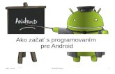 Rudo Halmi: začíname programovať Android aplikácie