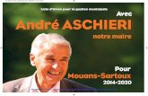 Bilan et Programme d'André ASCHIERI - Municipales Mouans-Sartoux 2014