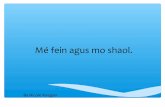 Irish Project - Mé fein agus mo shaol