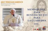 Mensaje del papa Benedicto XVI Cuaresma 2011