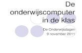 OWD2011 - 4 - Onderwijscomputer in de klas - Gert Treurniet