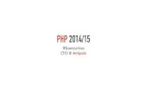 Desarrollo Profesional con PHP 2014/15 - Nivel Bajo / Medio