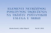 Elementi netržišnog poslovnog okruženja na tržištu poštanskih usluga u srbiji