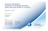 Treasury Strategies' Quarterly Technology Briefing Cyber Security Risks to Treasury