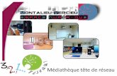 Création d'un espace numérique en médiathèque : la médiathèque du Parc à Montalieu-Vercieu (Isère)