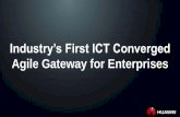 Industry's first ICT Converged Agile gateway for Enterprises