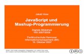 JavaScript und Mashup-Programmierung