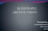 Blind people