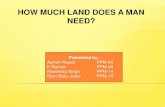 How much land does a man need