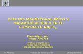 Efectos Magnetovolúmico y Magnetocalórico en el compuesto Nd2Fe17