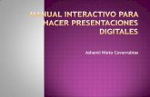 Manual interactivo para hacer presentaciones digitales