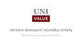 UniValue hodnotenie ZS 2011/2012