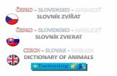 Česko-slovensko-anglický slovník zvířat
