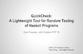 QuickCheck - Software Testing