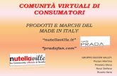 Comunità Virtuali Di Consumatori Vers2007